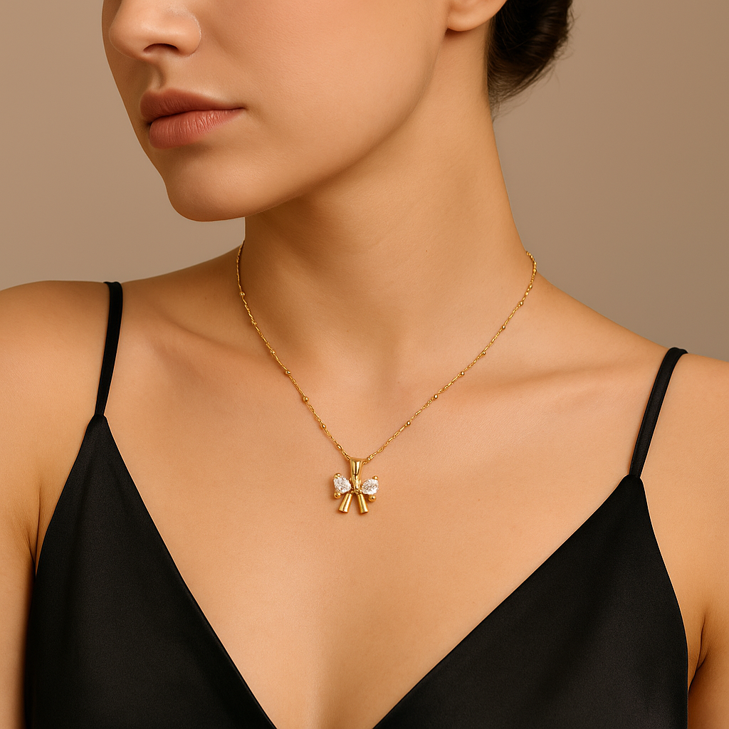 Elodie Bowtie Necklace