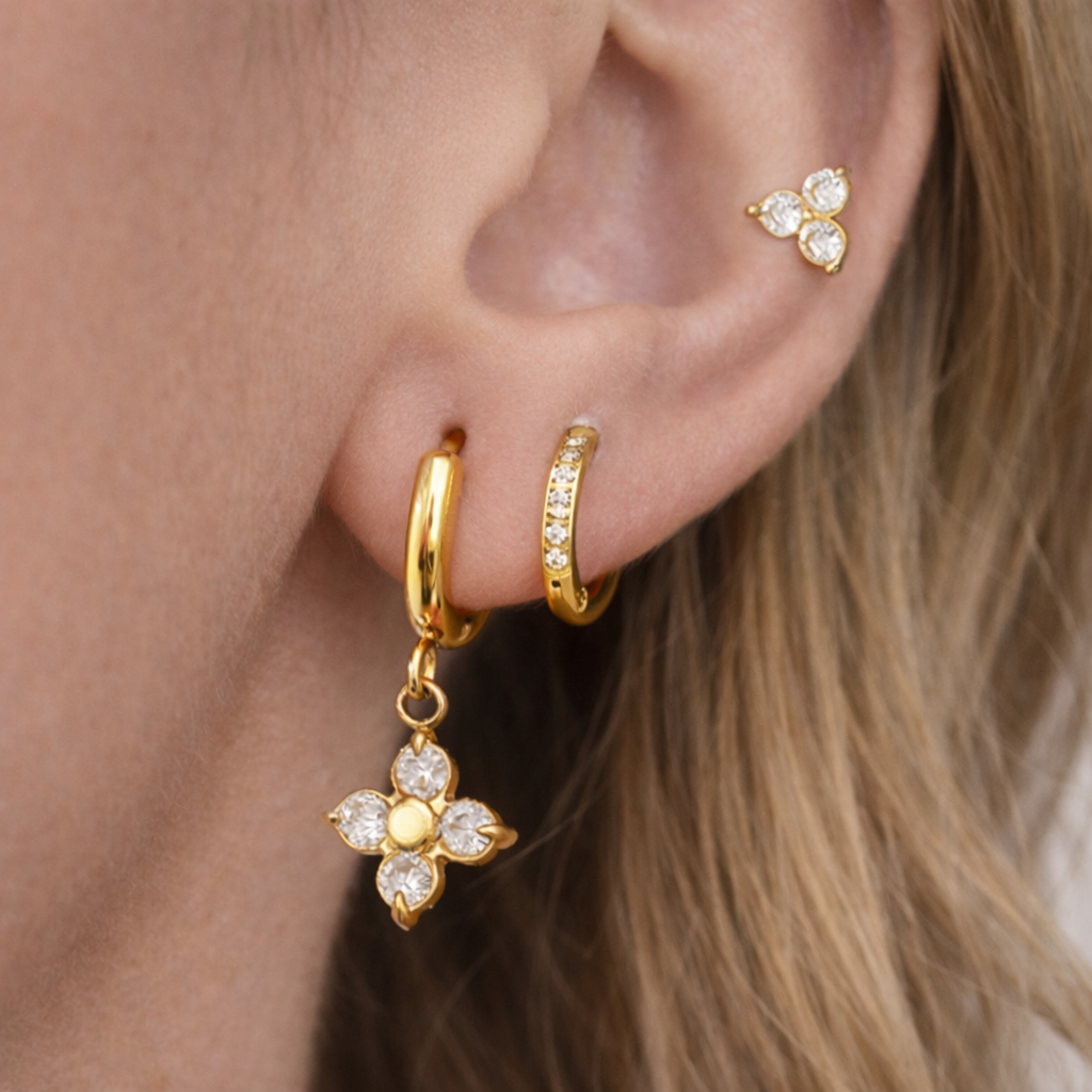 Flora Trio Earrings