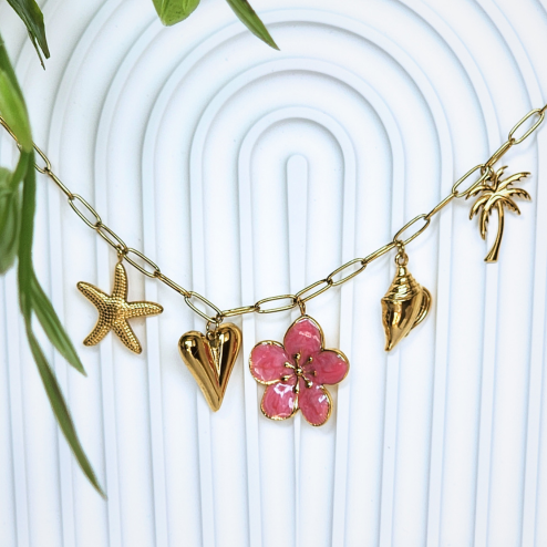 Delores Charm Necklace