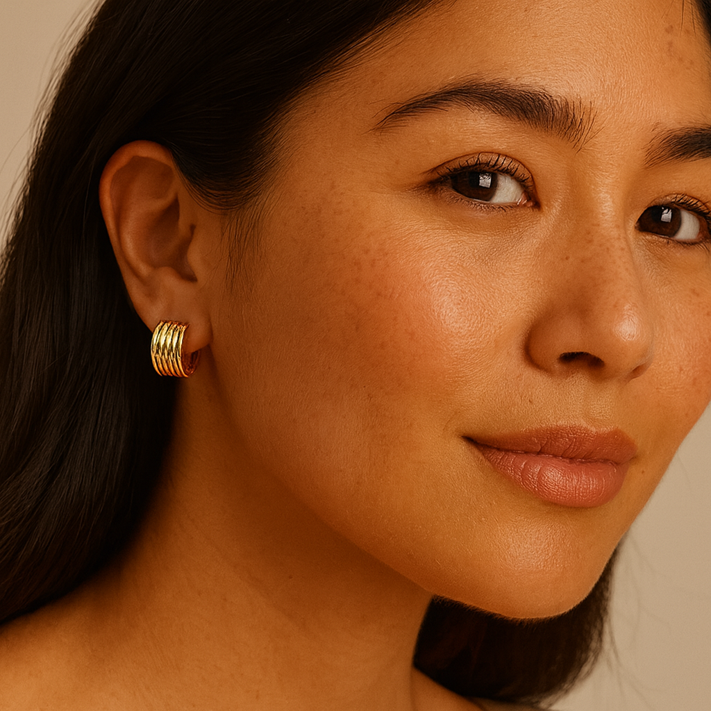 Davina Huggie Earrings