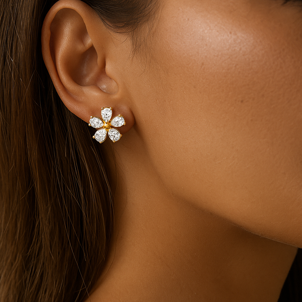 Amara Blossom Earrings (studs)
